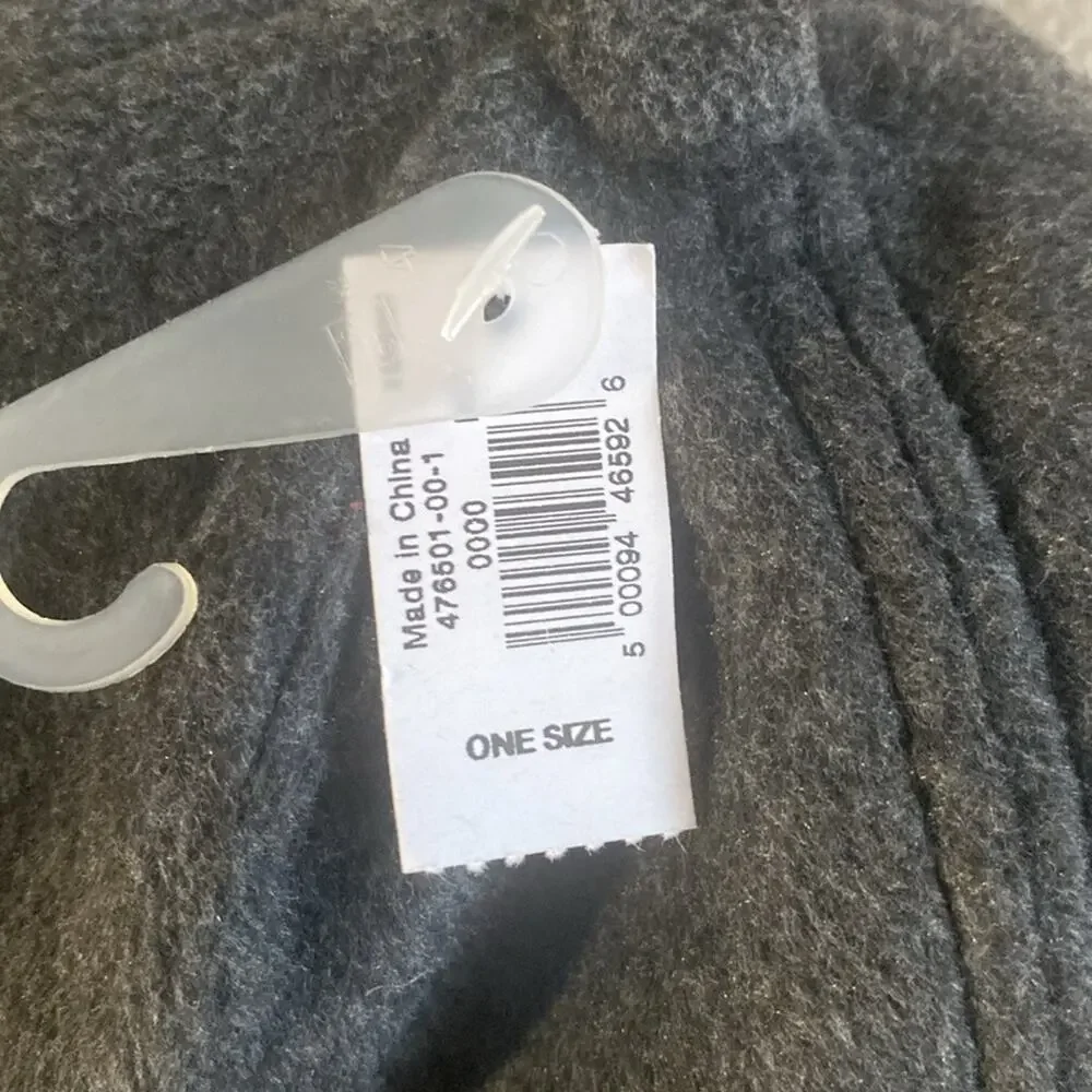 Old navy gray Micro Fleece Flat Brim boys hat